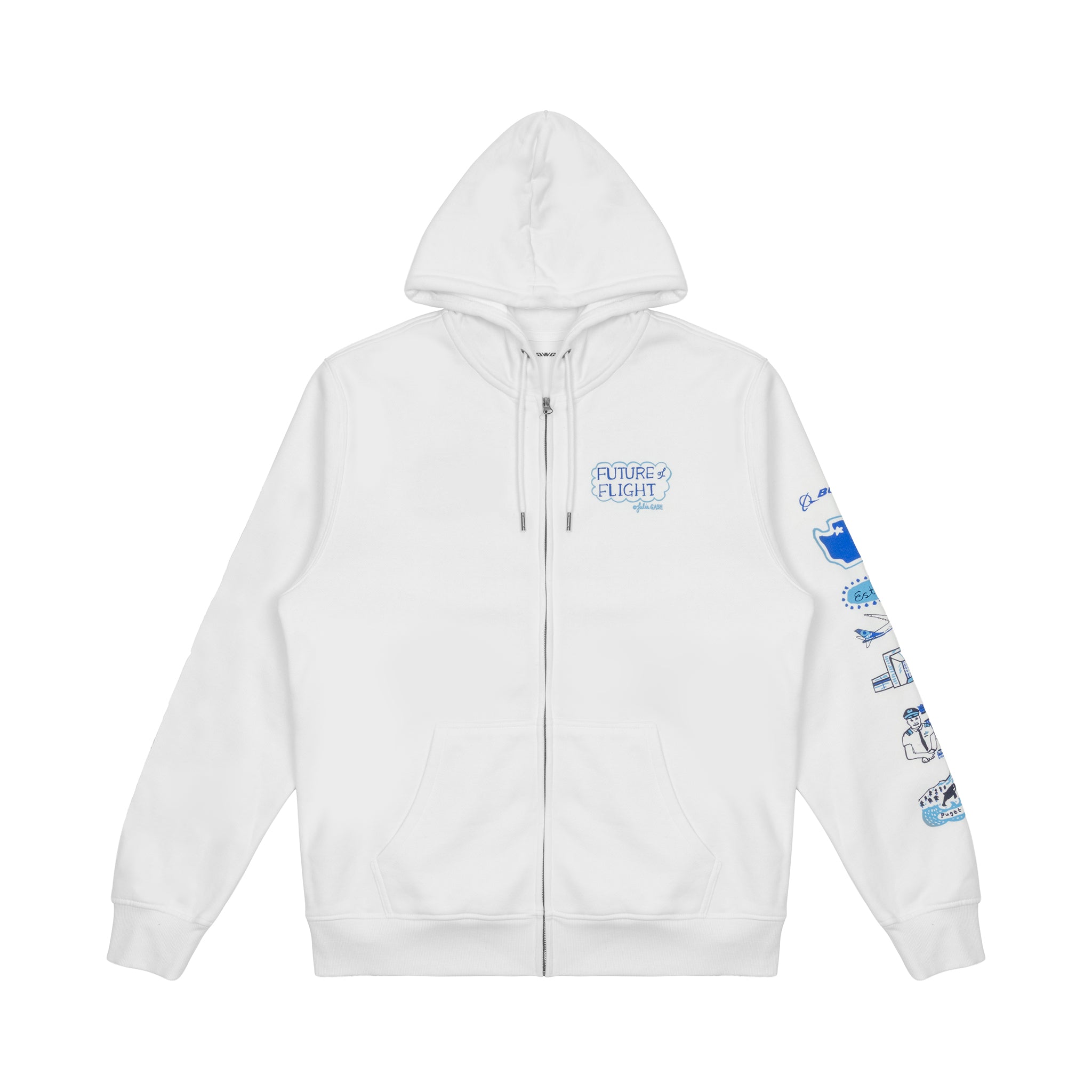 Boeing Future of Flight Destination Unisex Full-Zip Hoodie – The