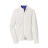 A women’s Peter Millar Boeing Lumi-Knit performance polo by BOEING, featuring classic fit, subtle logo detailing on the chest, short sleeves, and lightweight knit fabric for comfort.