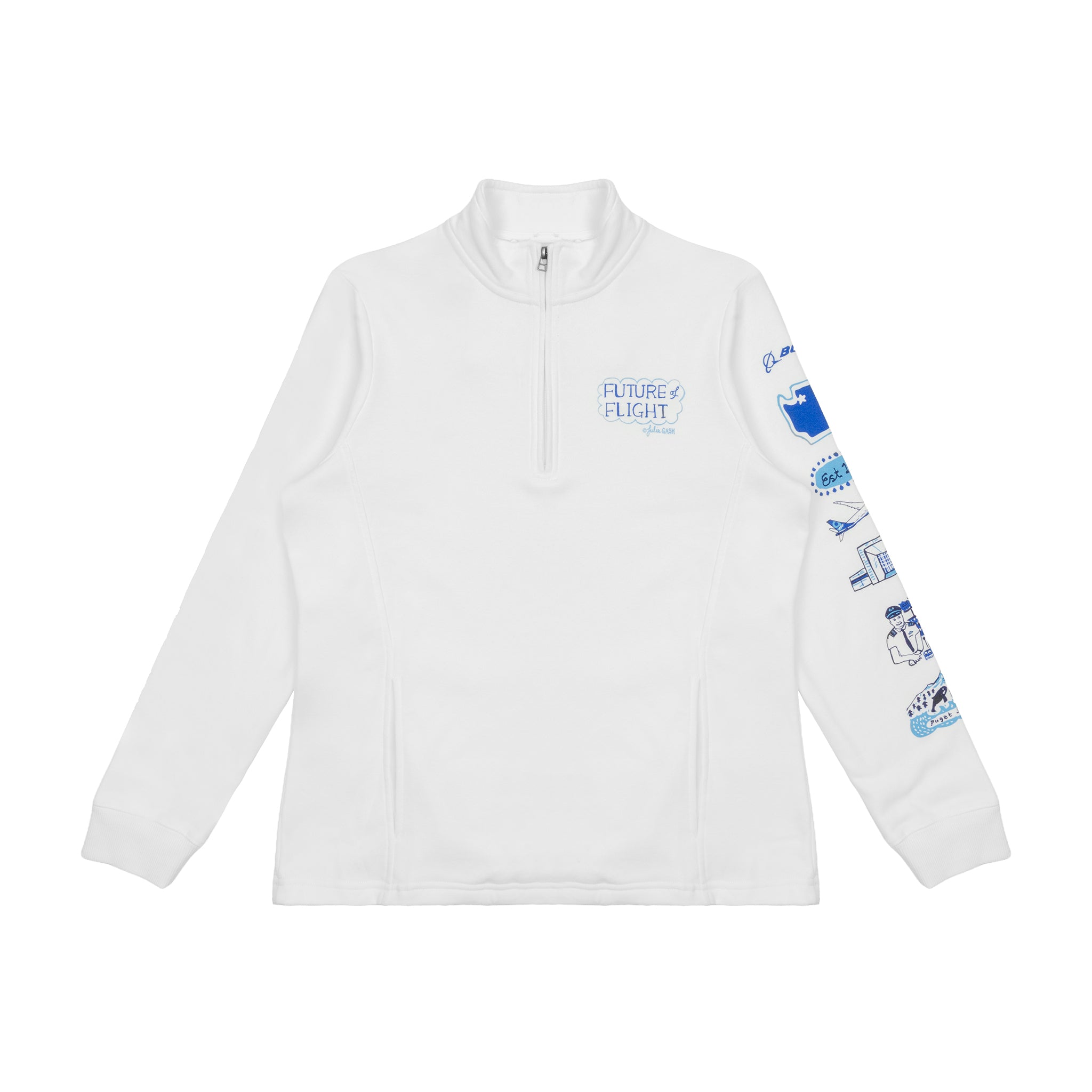 Boeing Future Of Flight Women's Quarter-Zip Pullover – The Boeing