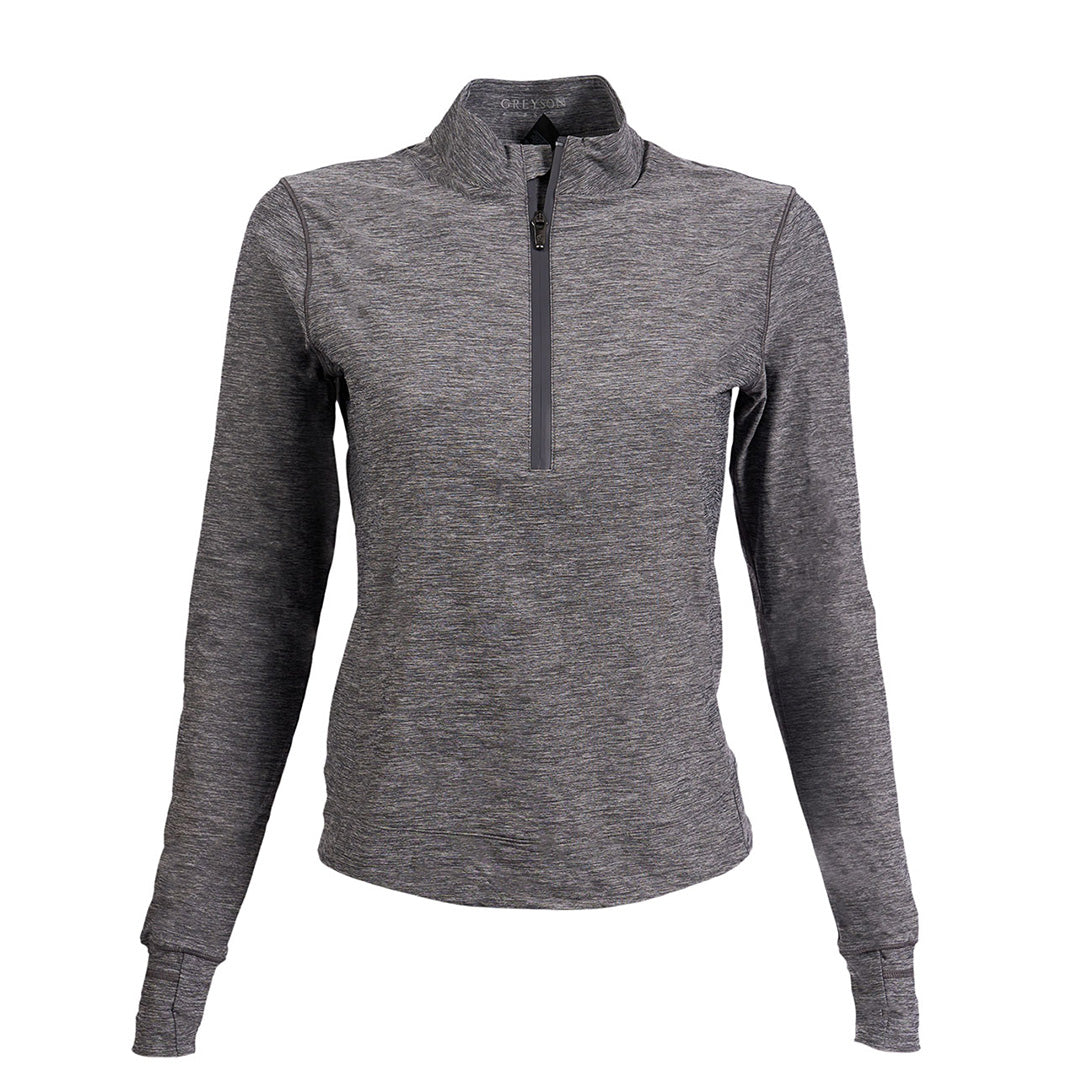 【KOOLOSET】Nylon Two-Tone Half Zip-Up 4125_WOS_HALF_ZIP_CREW_FRONT__