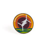 Skyward lapel pin, featuring the iconic Boeing CH-47 Chinook in an enamel roundel design.