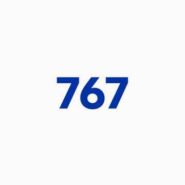 Logo list thumbnail featuring the Boeing 767 logo and linking to the 767 collection page.
