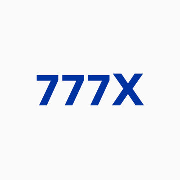 Logo list thumbnail featuring the Boeing 777X logo and linking to the 777X collection page.