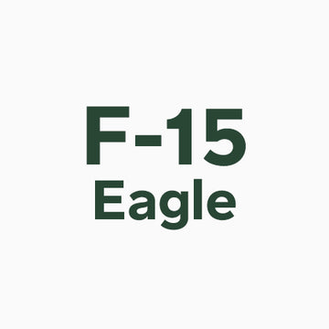 Logo list thumbnail featuring the Boeing F-15 Eagle logo and linking to the F-15 collection page.