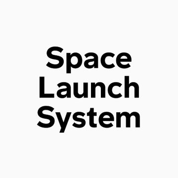 Logo list thumbnail linking to the Space Launch System collection page.