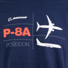 Boeing P-8A Poseidon Tech Line Unisex T-Shirt Design Close Up