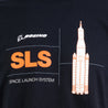 Boeing SLS Tech Line Unisex Hoodie T-Shirt Design Close-Up
