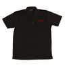 The Boeing Stores Boeing AH-64 Polo is a black short-sleeve, collared shirt with red AH-64E text on the left chest. Its moisture-wicking and UV-protective, providing comfort and style for Boeing program participants or anyone who appreciates high-performance apparel.