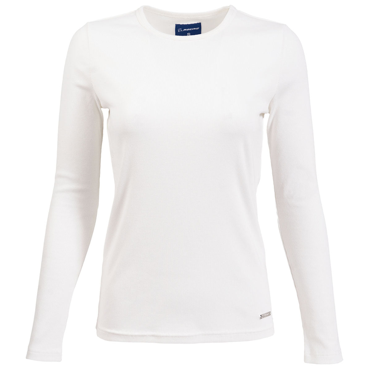 Boeing Signature Logo Women's Ribbed Long Sleeve T-Shirt