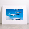 Boeing 737 MAX Family Matted Print, Large