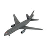 The DARON Boeing KC-10A USAF 1:500 Model is a gray die-cast military aircraft with three engines, detailed landing gear, realistic markings, and a refueling boom under the tail, displayed against a white background.
