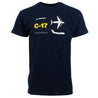 Boeing C-17 Globemaster Tech Line Unisex T-Shirt