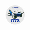 Boeing 777X Pudgy Sticker (2866191990906)