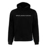 The Boeing SLS Artemis II Unisex Graphic Hoodie by BOEING is a black hoodie with a front pocket, featuring "SPACE LAUNCH SYSTEM" in bold white letters—perfect for space fans and SLS Artemis II supporters.