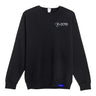 The Boeing X-37B Orbital Test Vehicle Unisex Graphic Crewneck Sweatshirt features a left chest circular design and a blue BOEING tag near the hem—perfect for aviation fans.