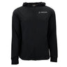 BOEING Signature Men's Reflective Jacket featuring a hood, long sleeves, and the Boeing logo in white on the left chest. Designed for professional-grade performance, this sleek jacket delivers comfort and style for any occasion.