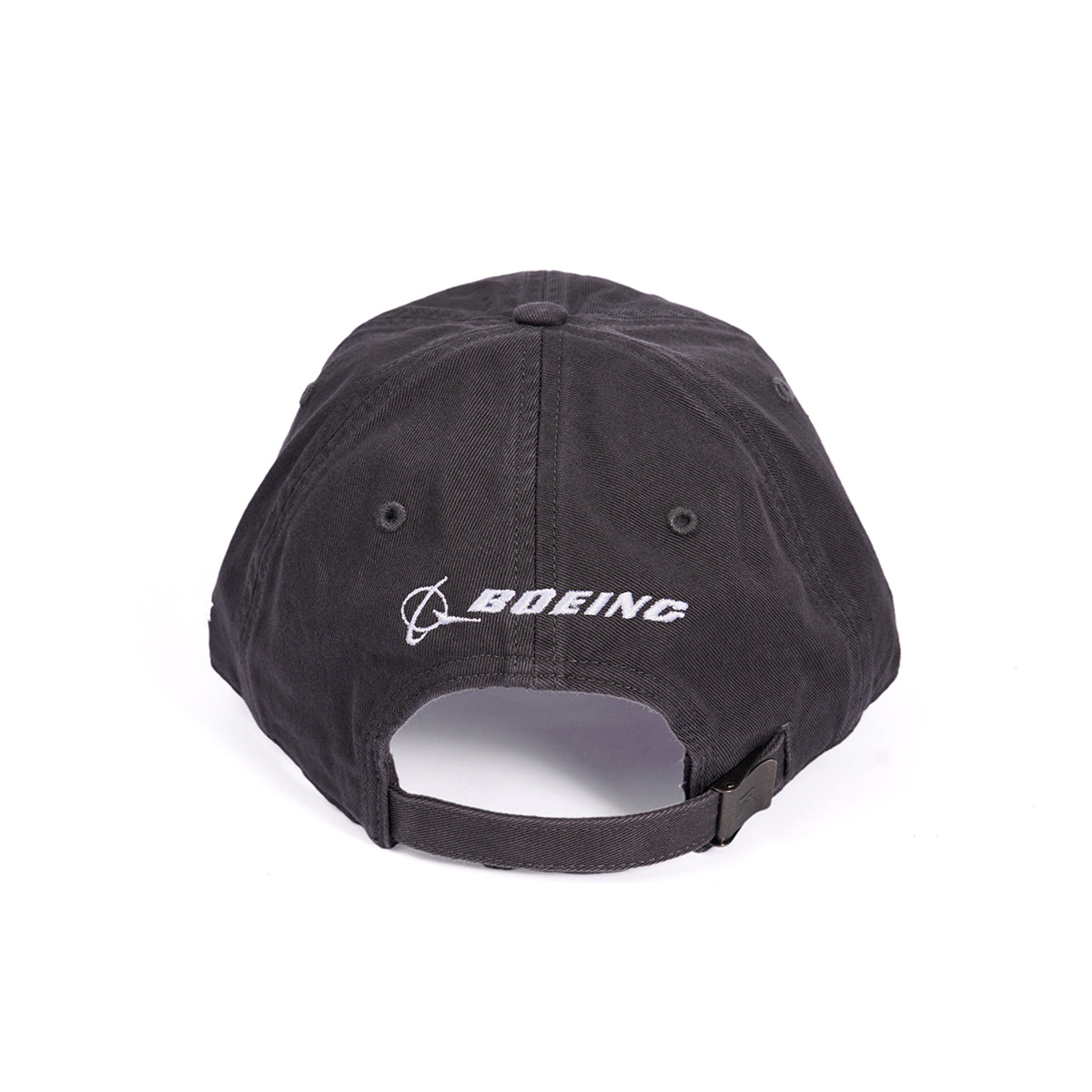 Sleek and stylish, the Boeing 737 MAX Skyward Hat flaunts the Boeing logo embroidered in white on black fabric. Featuring an adjustable cloth backstrap for a perfect fit, it captures the innovative spirit of the 737 MAX against a pristine white backdrop.