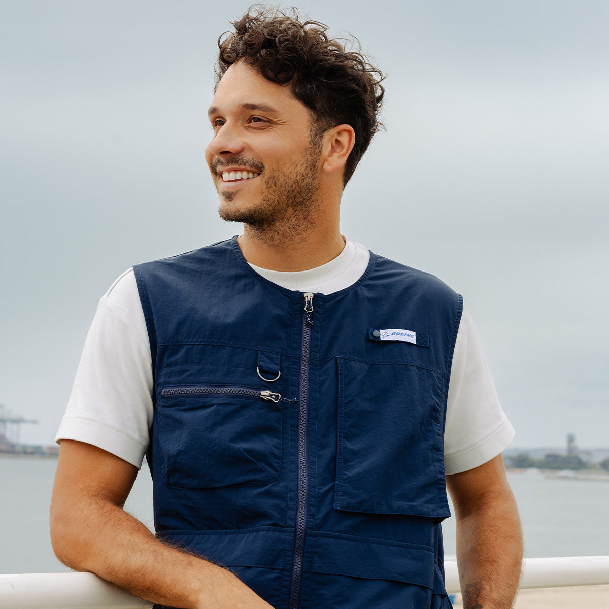 Boeing Signature Logo Men's Full-Zip Utility Vest – The Boeing Store