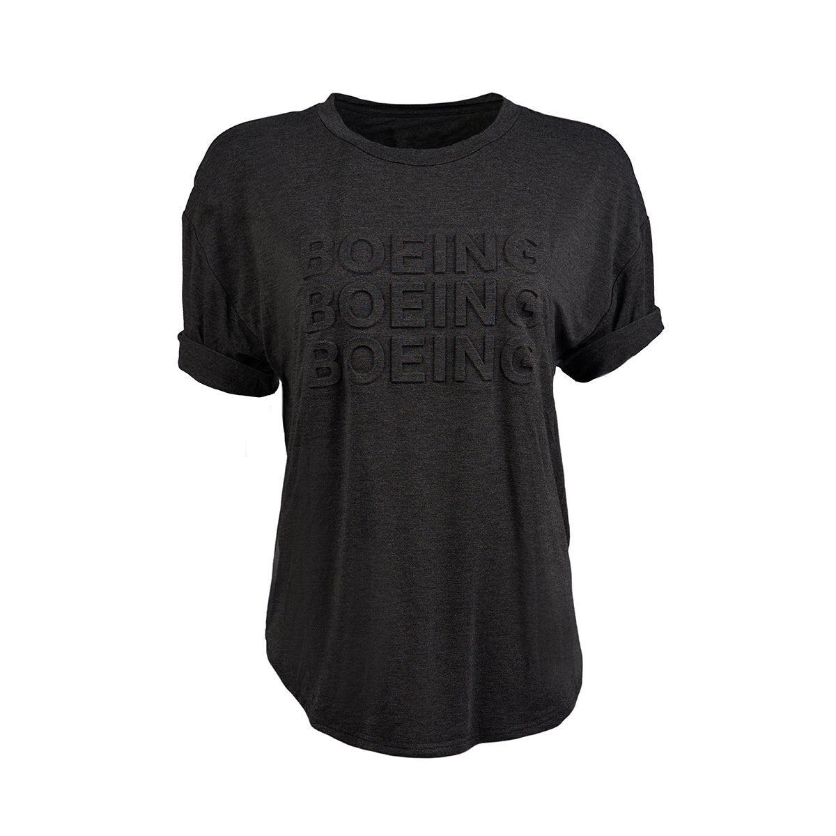 【EMIS】 (WOMENS) EMBOSSING LOGO T-SHIRTS /追跡付 WOMENS) EMBOSSING LOGO T-SHIRTS-NAVY - EMIS