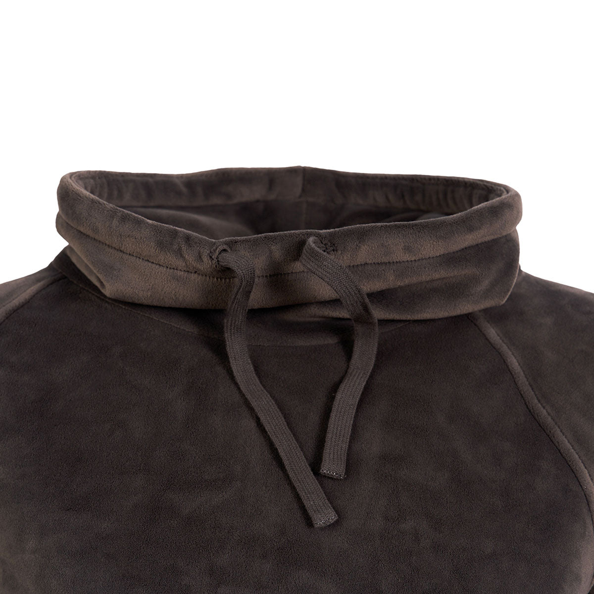 Close up drawstring in black color