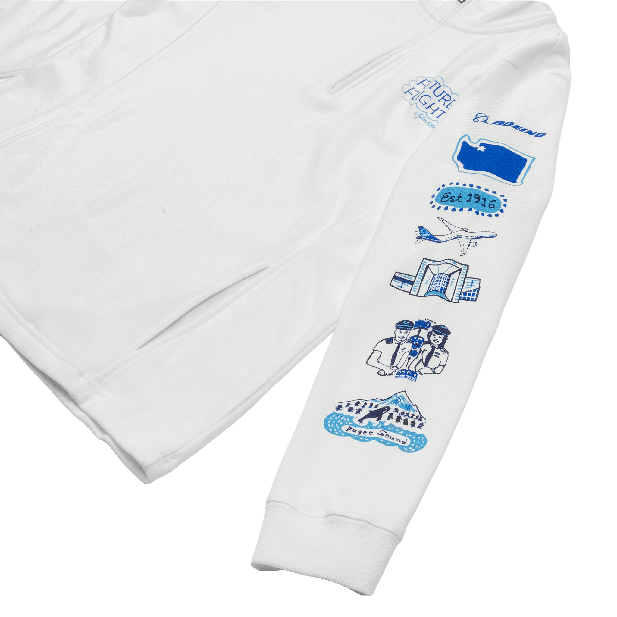 STAFF HOT ジュリー　コンサートツアー　’84 STREET】サーフフォトプリントTシャツ セサミストリート/SESAME Tシャツ　ホワイト ミュージシャン