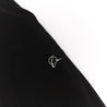 Close up of Boeing symbol logo right below left pocket. 