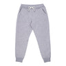 Boeing Women’s Luxe Plush Jogger in light grey heather with a drawstring waistband, ribbed cuffs, and a Boeing logo.