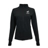 Boeing Phantom Works Women’s Quarter-Zip Pullover by BOEING, featuring white Phantom Works and Boeing logos on the left chest. This women’s aerospace apparel has a high collar and long sleeves, shown front-facing against a plain white background.