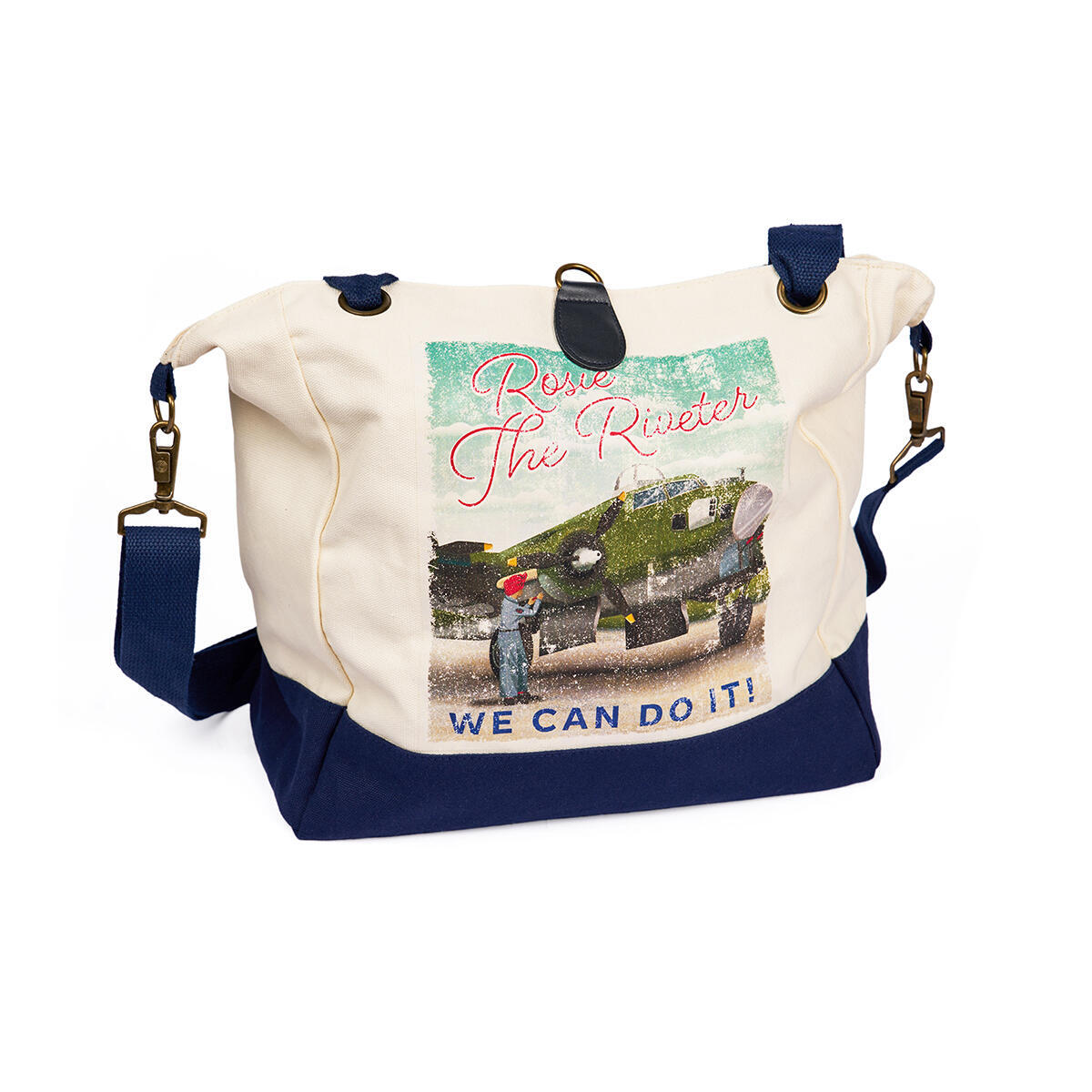 Rosie the Riveter Tote Bag Front View