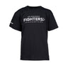 Show off airpower in the Boeing Fighters F-15 Youth T-Shirt! This black tee from Boeing features AIR DOMINANCE FIGHTERS text, star graphics, fighter models, and the Boeing logo on the left sleeve—a nod to Boeing St. Louis.