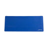 A rectangular royal blue Boeing Signature Royal Desk Pad with a textured surface and a small white BOEING logo in the corner, displayed on a white background.