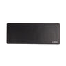 A rectangular black Boeing Signature Carbon Fiber Desk Pad made from PU carbon fiber with a subtle textured pattern and the BOEING logo in white at the bottom right corner, displayed on a plain white background.