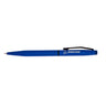The Boeing Store's Square Twist Ballpoint Pen features a sleek blue aluminum barrel, black clip, and white Boeing logo on the side, displayed against a white background.