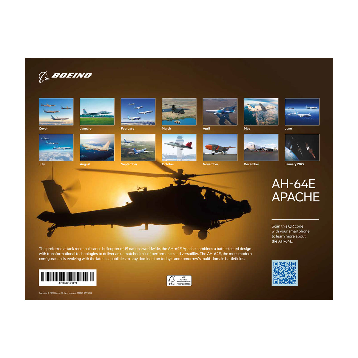 The 2026 Boeing Calendar by Boeing is perfect for aviation enthusiasts and makes an ideal addition to any aerospace product collection.