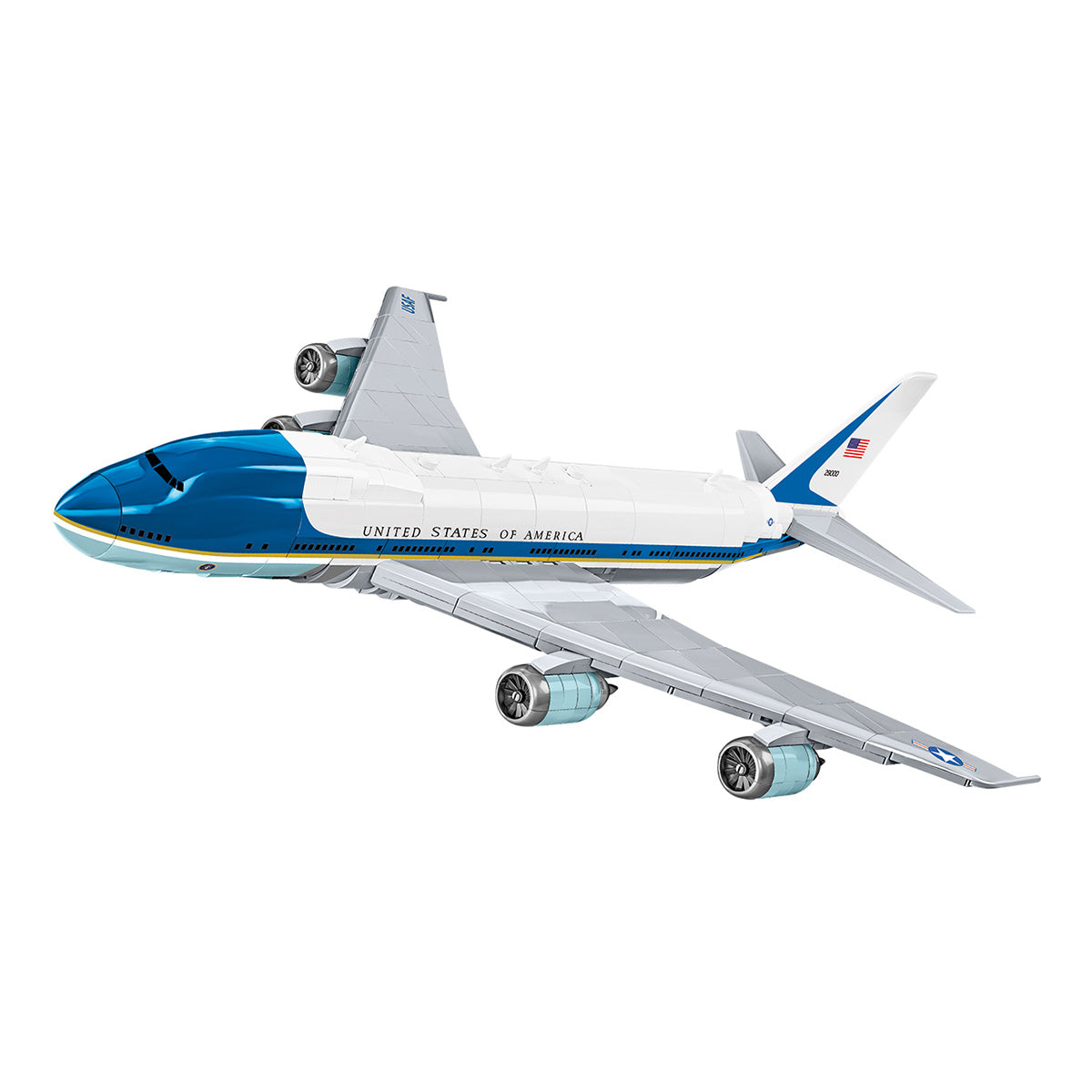 Side view of the aircraft assembled