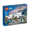 LEGO® City Passenger Airplane by BOEING (60367) box features a white airplane, airport vehicles, minifigures, and realistic airport scenery. This 913-piece set is perfect for ages 7+, encouraging imaginative play and letting builders discover the excitement of air travel with the LEGO® City Passenger Airplane.