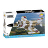 Box of a BOEING COBI F-4M Phantom II aircraft set—728 pieces, ages 9+—depicting the British jet flying over a landscape on the packaging.