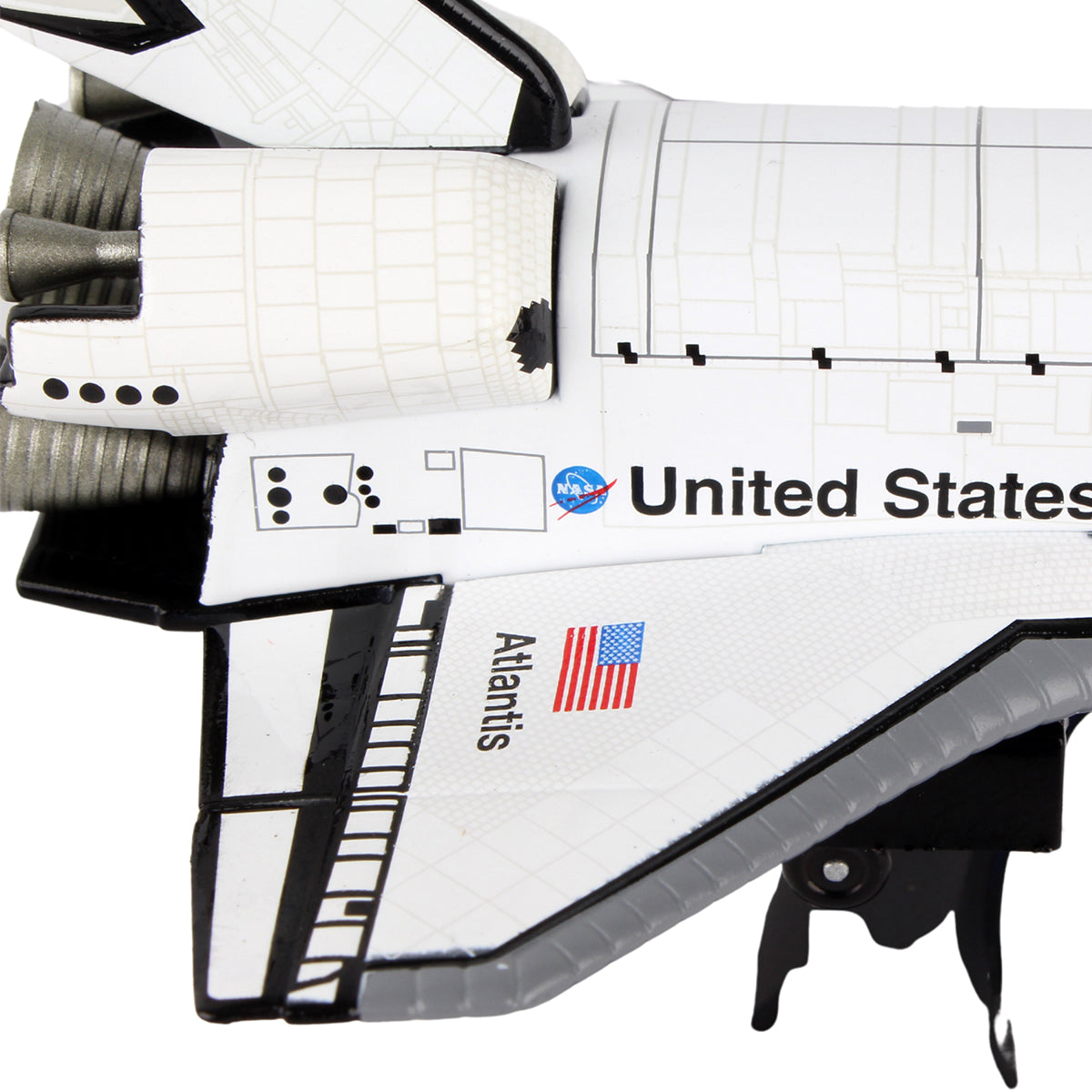 NASA Space Shuttle Orbiter Atlantis Diecast Model – The Boeing Store