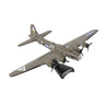The DARON Boeing B-17E Flying Fortress "Ye Olde Pub" is a 1:155 scale diecast WWII bomber model with U.S. markings, olive drab finish, four propeller engines, and includes a sleek black display stand.