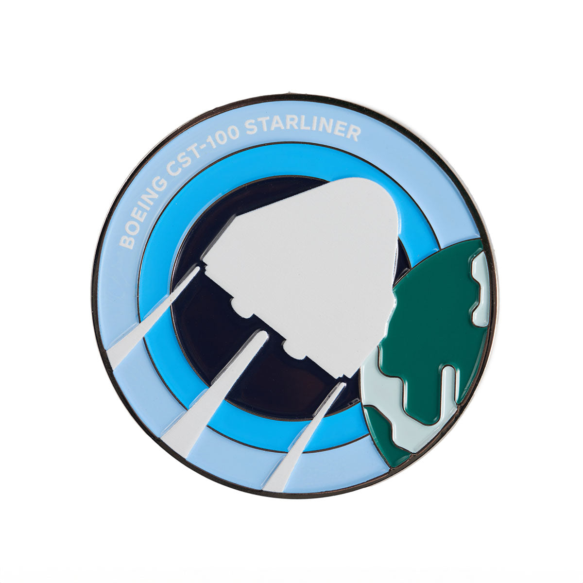 Boeing CST-100 Starliner enamel Skyward design on front