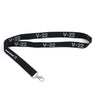 The Boeing V-22 Osprey Series Lanyard by BOEING features a white sublimation print with “V-22”, “BOEING”, and the Boeing logo near the clasp—ideal for aviation lanyard collectors and enthusiasts.