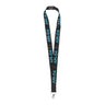 The BOEING AH-64 Apache Graphic Lanyard is black with blue “AH-64” text along its length and features a metal clasp—ideal for aviation enthusiasts and Apache fans to display their passion.