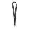 The Boeing MQ-28 Ghost Bat Graphic Lanyard by BOEING features a black design with white "NO.29 SMOKY BAY" text and a metal swivel hook, inspired by the innovative MQ-28 Ghost Bat and perfect for aviation enthusiasts.