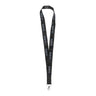 Display your Boeing pride with the BOEING X-37B Orbital Test Vehicle Graphic Lanyard, featuring a sleek black design, repeating white graphics, and a metal clip—perfect for badges or keys and honoring spaceflight innovation.