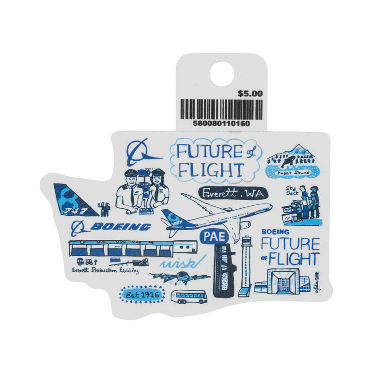 Boeing Future Of Flight Destination Sticker – The Boeing Store