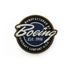 Red Canoe Boeing Script Logo Patch