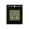 A green square Boeing P-51 Mustang Sublimated Patch by BOEING, showcasing a bold white star insignia, comes displayed on black packaging labeled "Boeing Iron On Patch"—making it the perfect aviation patch for enthusiasts and collectors alike.