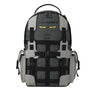 The Sprayground Boeing C-17 Globemaster DLXSV Backpack by BOEING is a black and gray, aviation-inspired backpack featuring “GLOBEMASTER III” and “C-17” text, side pockets, a top handle, and decorative straps—capturing military style in true Sprayground fashion.