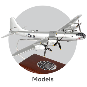 Boeing B-52 scale model in a thumbnail linking to the Models collection page.