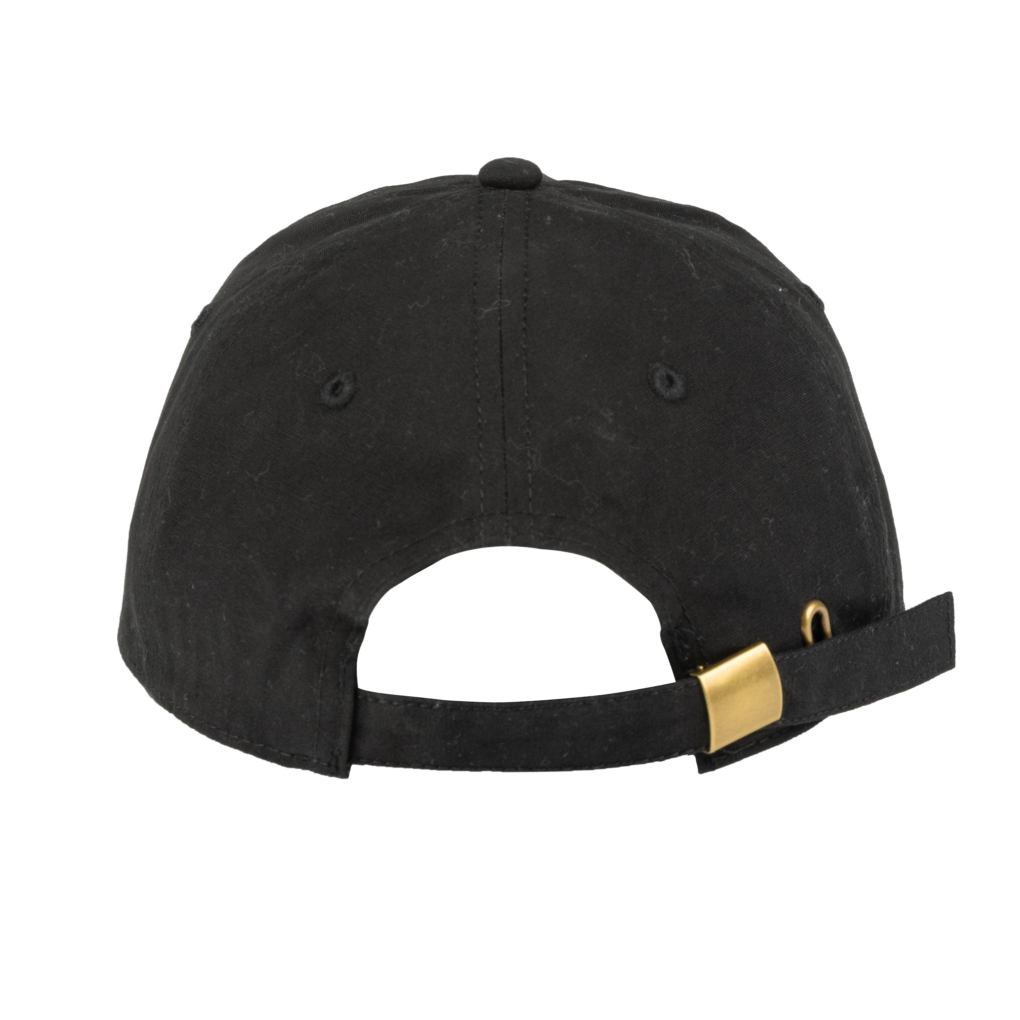 The BOEING CST-100 Starliner Graphic Hat, shown from the back with an adjustable strap and gold buckle, is the perfect accessory for fans of Boeing and space exploration.